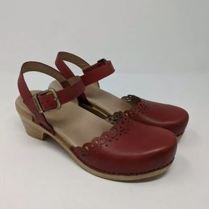 Dansko Marta Leather Clogs Mary Jane